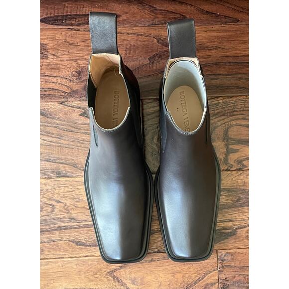 $1,800 NIB Bottega Veneta Leather Brown Heel Chelsea Boots Size 41(8) main image 7